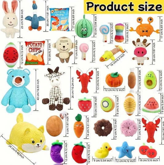 3pcs random Bite-Resistant Dog Toy Set