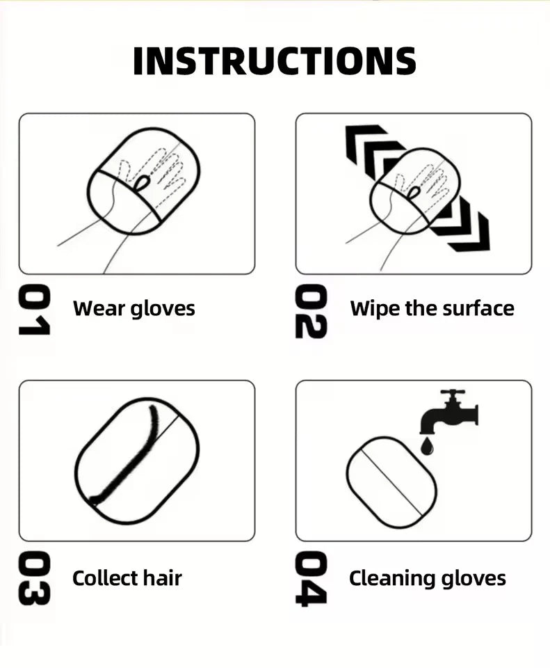 Pet Hair Remover Glove